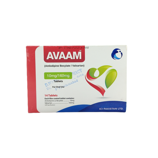 Avaam 10mg 160mg Tablets