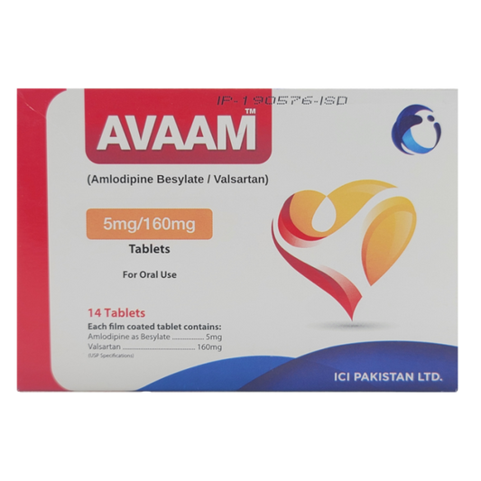 Avaam 5mg 160mg Tablets