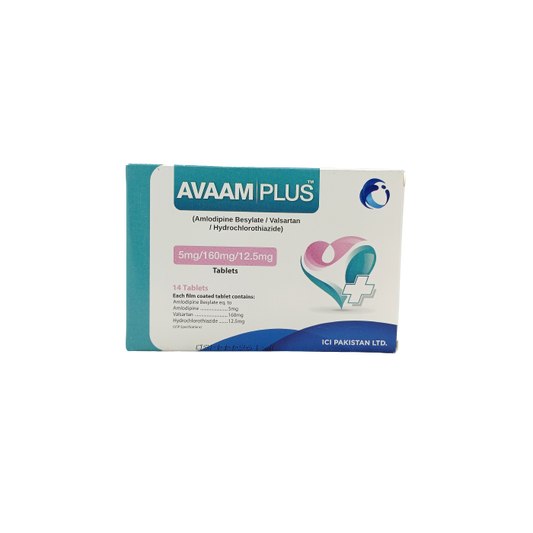 Avaam Plus 5mg 160mg 12.5mg Tablets