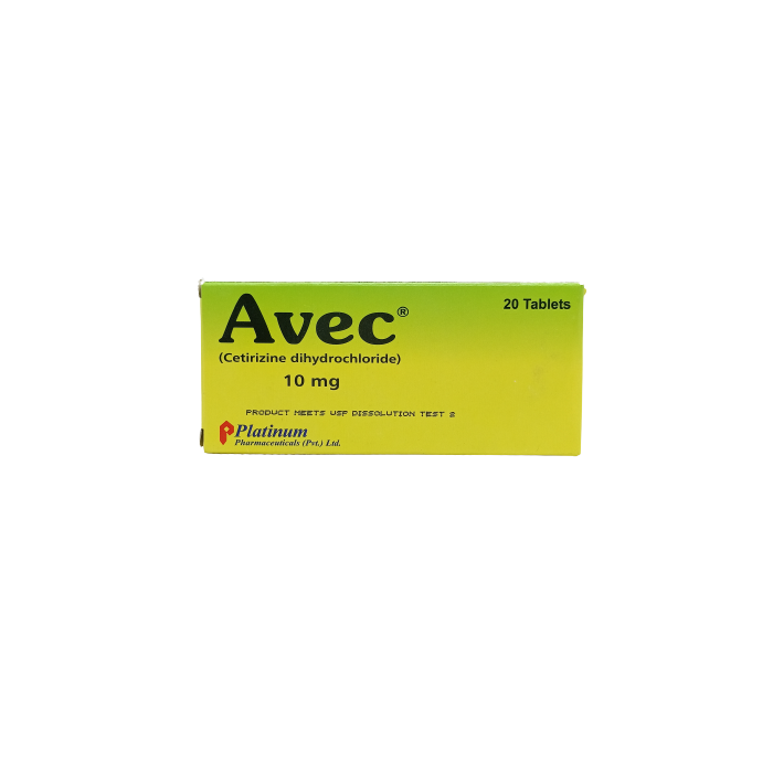 Avec 10mg Tablets 20s
