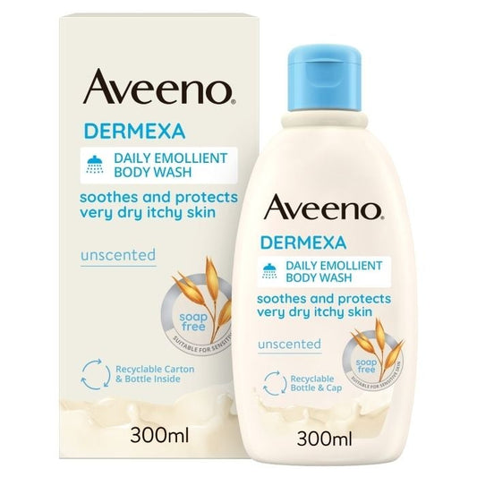Aveeno Body Wash 300ml Dermexa Emollient
