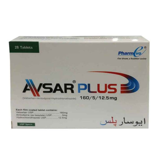 Avsar Plus 5mg 160mg 12.5mg Tablets