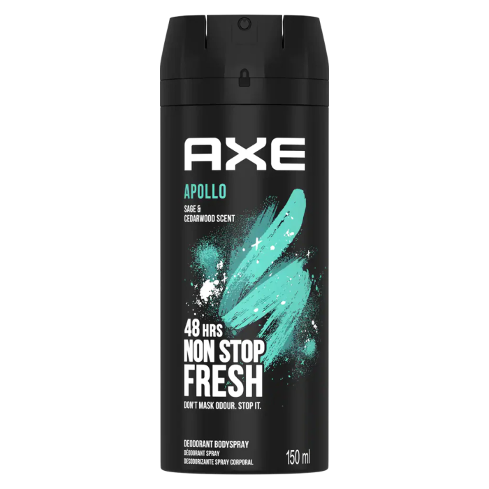 Axe Body Spray 150ml Apollo 48h Fresh