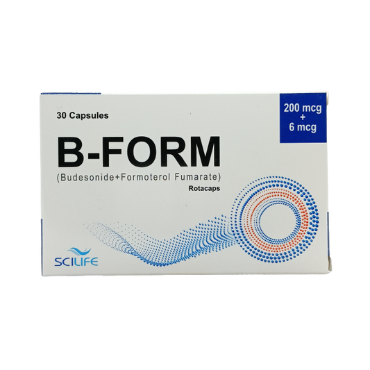 B Form 200mcg 6mcg Capsules 30s