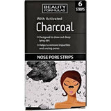 Beauty Formulas Nose Pore Strips Charcoal 6s