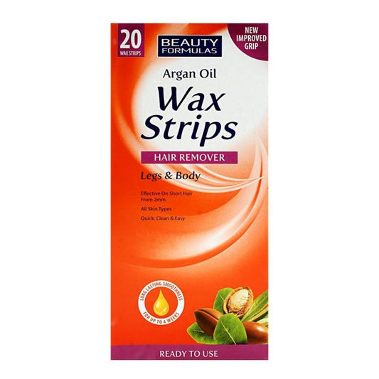 Beauty Formulas Wax Strips Legs & Body 20s