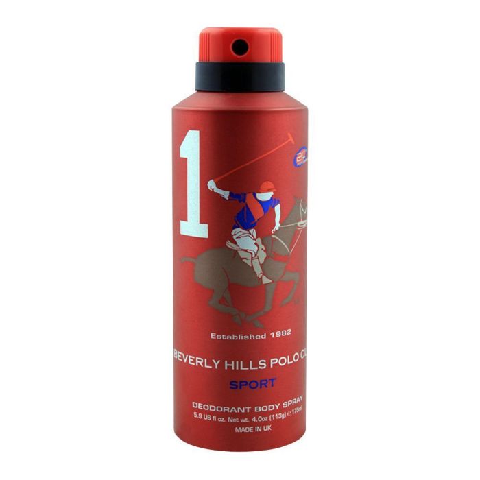 Beverly Hills Polo Club Body Spray 175ml Sport 1