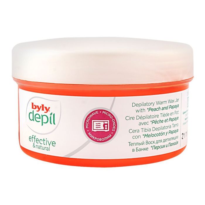 Byly Depil Warm Wax 250ml Peach And Papaya
