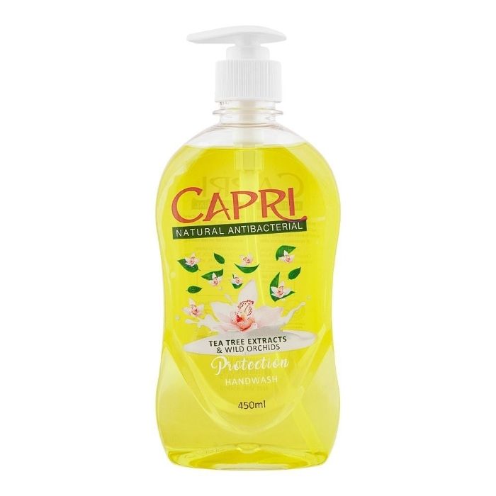 Capri hand wash 450ml antibactrial natural