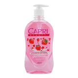 Capri hand wash 450ml strawberry softeners