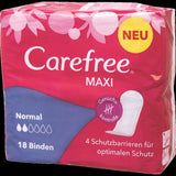 Carefree Normal Maxi Pads 18pcs