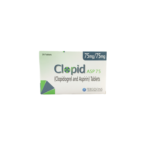 Clopid Asp 75mg 75mg Tablets 20s