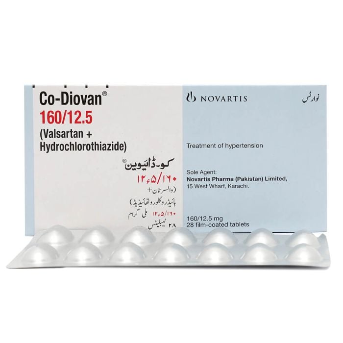 Co Diovan 160mg 12.5mg Tablets