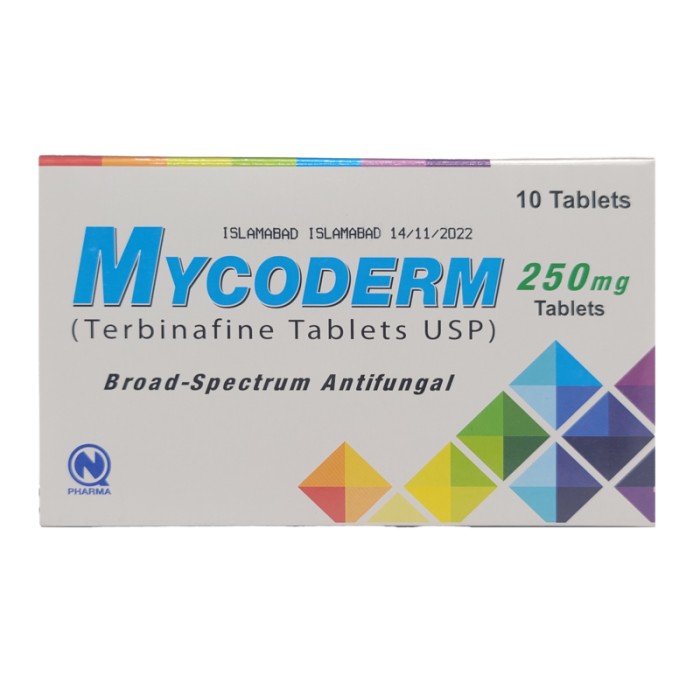Mycoderm Tablets 250mg 10s