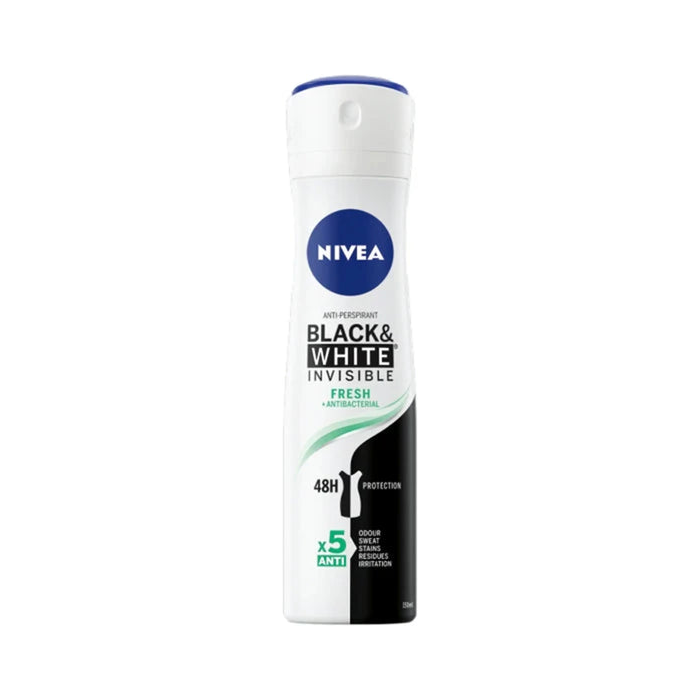 Nivea Body Spray 150ml Black & White Clean