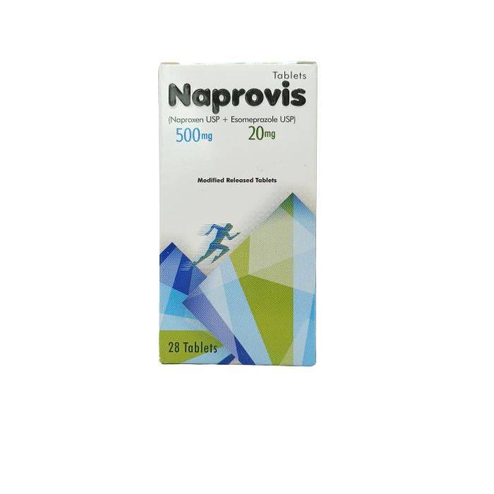 Naprovis 500mg 20mg Tablets 28s