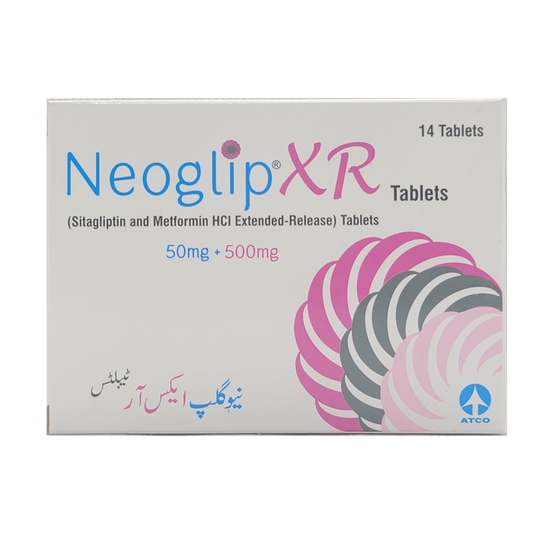 Neoglip Xr 50mg 500mg Tablets