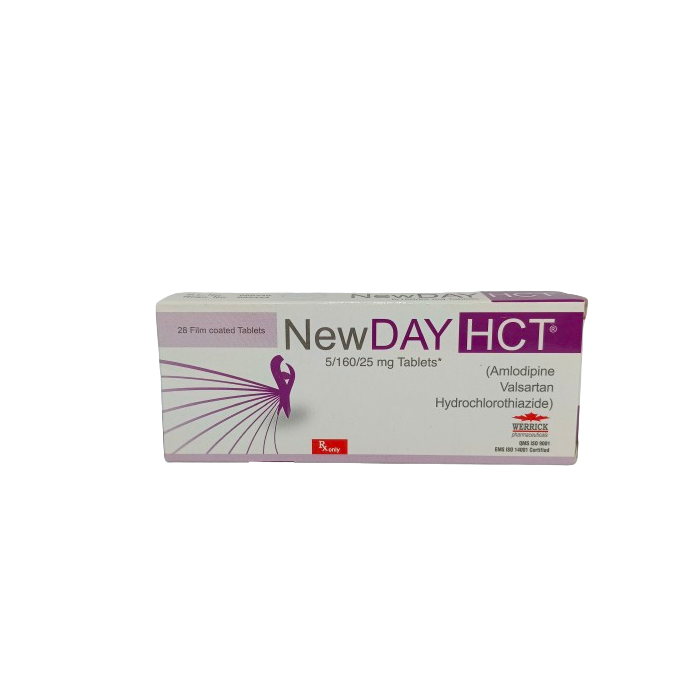 New Day Hct 5mg 160mg 25mg Tablets