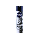 Nivea Men Body Spray 150ml Black & White Invisible Original