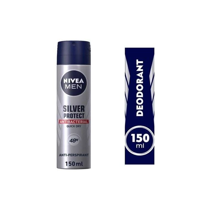Nivea Men Body Spray 150ml Silver Protect