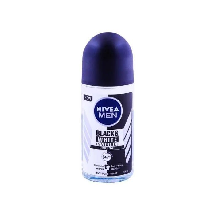 Nivea Men Roll On 50ml Black & White Invisible Original