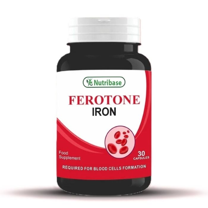 Nutribase Ferotone Iron Capsules 30s