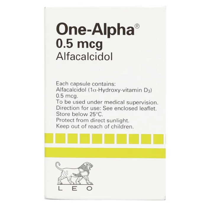 One Alpha 0.5mcg Capsules