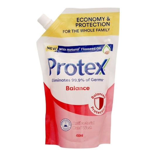 Protex Hand Wash 450ml Balance Natural Flaxeed Oil