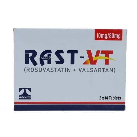 Rast Vt 10mg 80mg Tab 28s