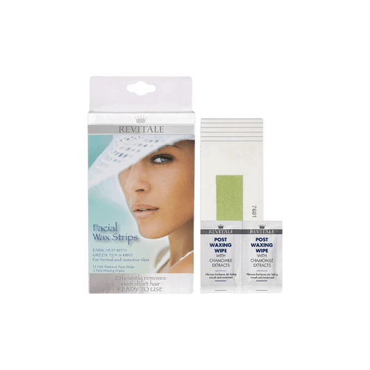 Revitale Facial Wax Strips 12s