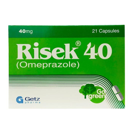 Risek 40mg Capsules 21s