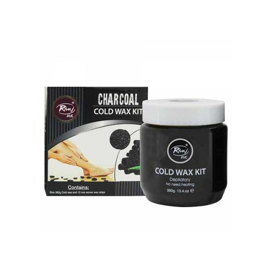 Rivaj Cold Wax Kit 380gm Charcoal