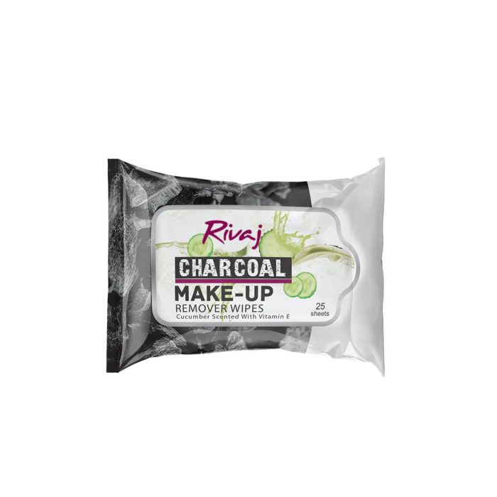 Rivaj Facial Wipes Charcoal