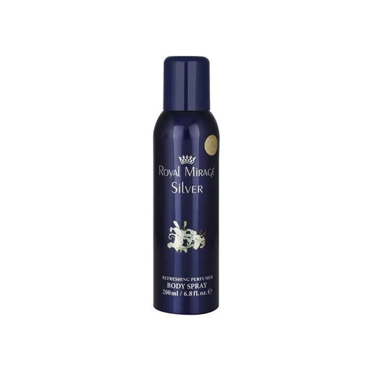 Royal Mirage Body Spray 200ml Silver
