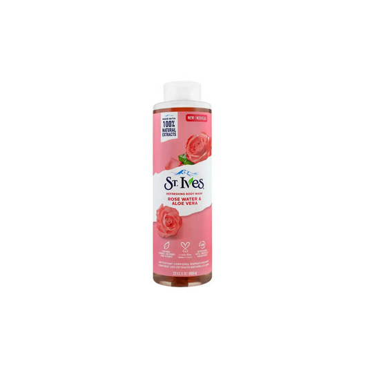 Stives Usa Body Wash 650ml Rose Water Aloe Vera