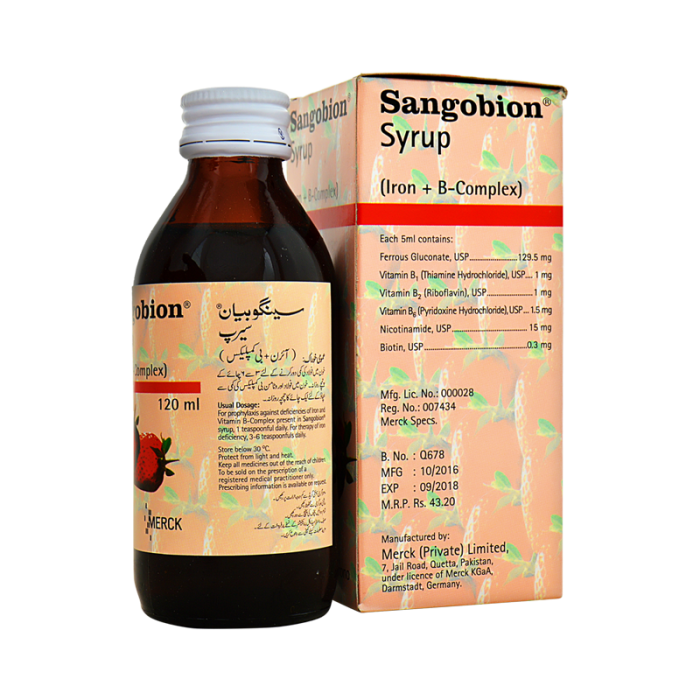 Sangobion 120ml Syp