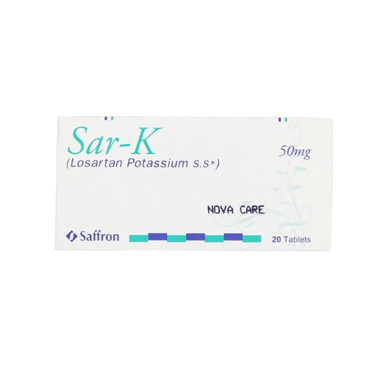 Sar K Plus 50mg Tablets