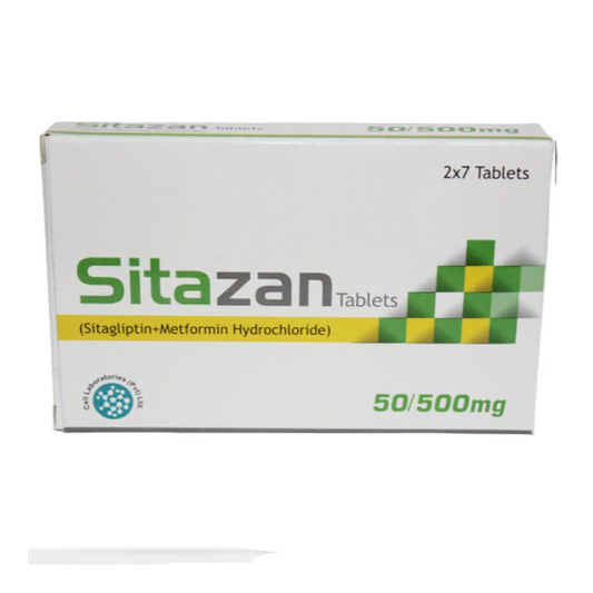 Sitazan 50mg 500mg tab 14s