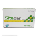 Sitazan 50mg 500mg tab 14s
