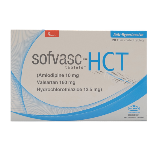 Sofvasc Hct 10mg 160mg 12.5mg Tablets