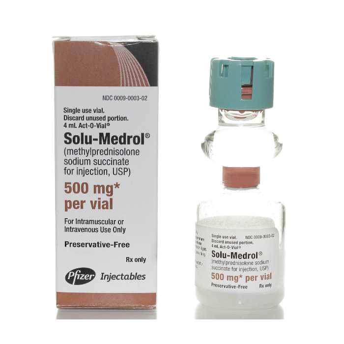 Solu Medrol 500mg Inj