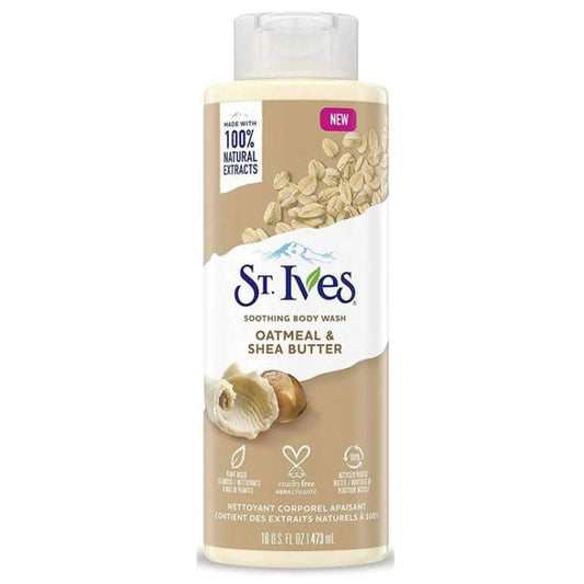 Stives Body Wash 473ml Oiatmeal & Shea Butter