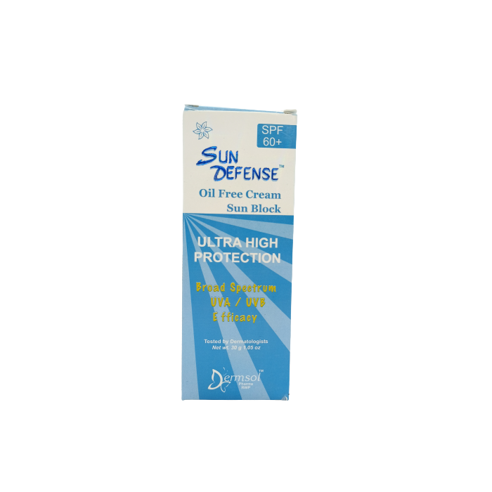 Sun Defense Spf 60 Oil Free Cream 25gm