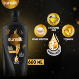 Sunsilk Pak Shampoo 660ml Black Shine