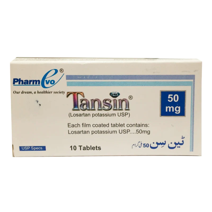 Tansin 50mg Tablets 10s