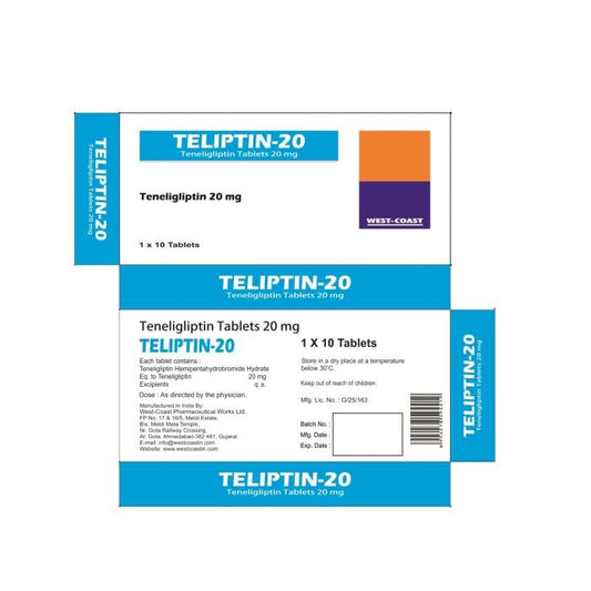 Tenliptin 20mg Tablets