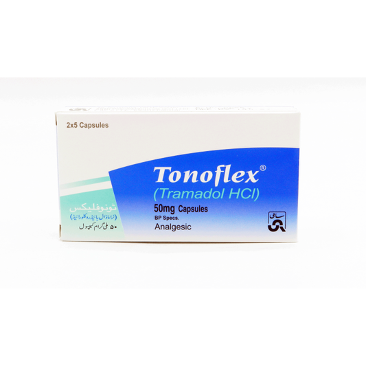 Tonoflex 50mg Capsules 10s