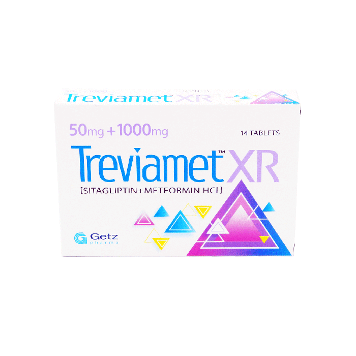 Treviamet Xr 50mg 1000mg Tablets