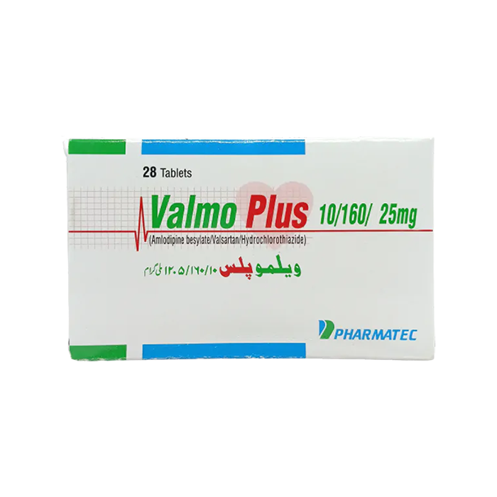 Valmo Plus 10mg 160mg 25mg Tablets