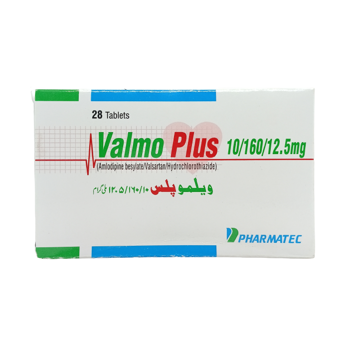 Valmo Plus 10mg 160mg 12.5mg Tablets